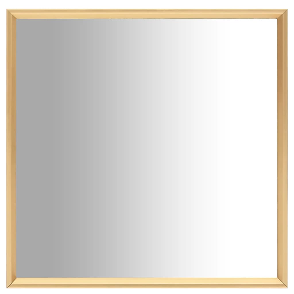 vidaXL Zrkadlo zlaté 40x40 cm