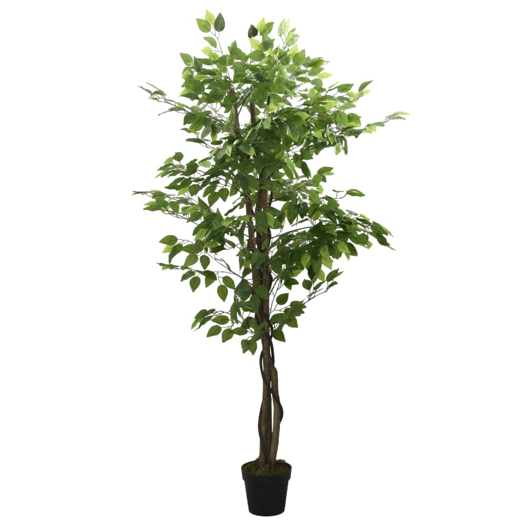 vidaXL Umelý fikusový strom 1008 listov 180 cm zelený