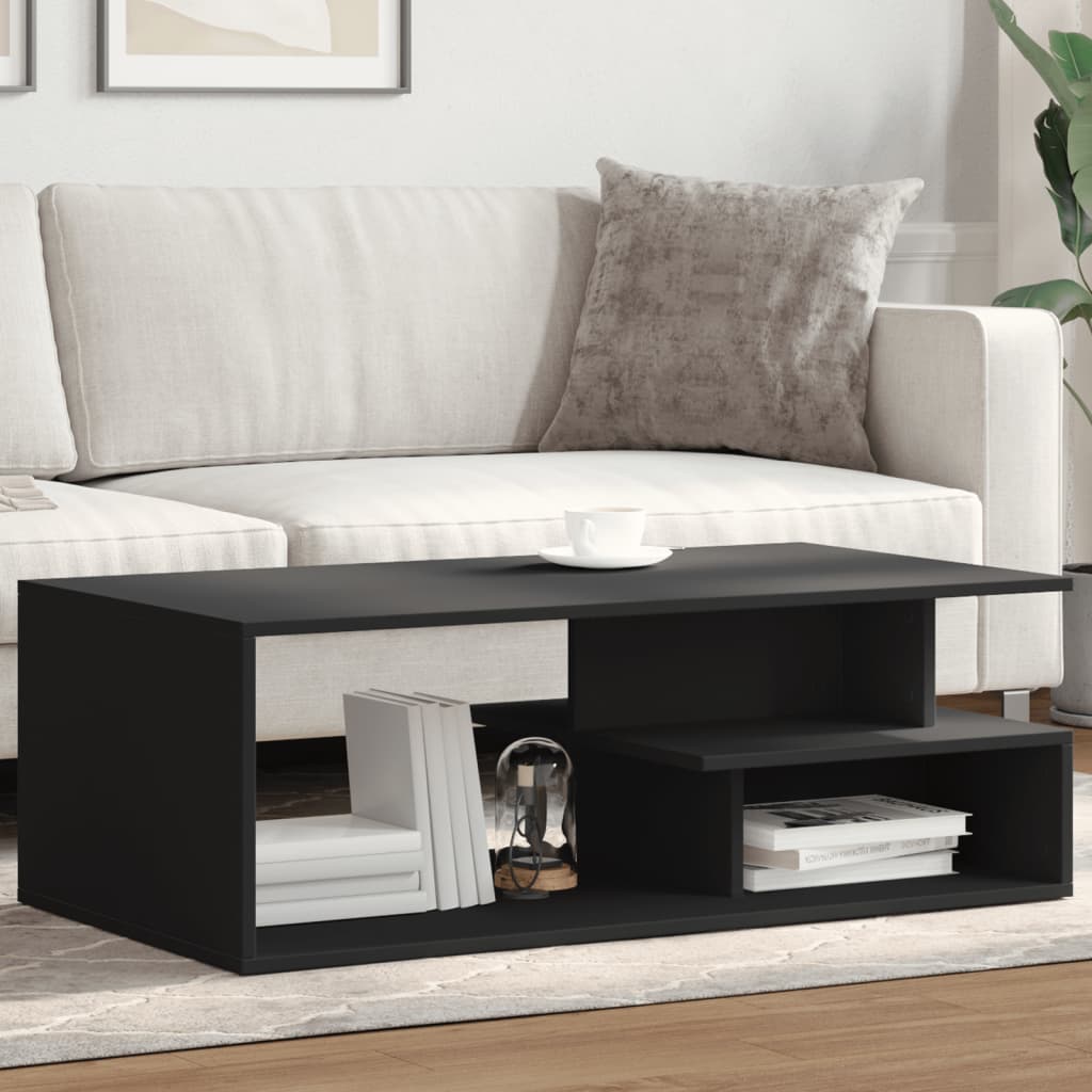 vidaXL Konferenčný stolík čierny 102x55x35 cm kompozitné drevo